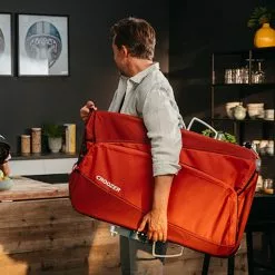 Remorque Vélo Utilitaire Cargo Kalle Croozer 92 Litres -Polisport Soldes Remorque velo cargo Croozer kalle rouge 6