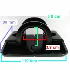 Abus Anneau Fixation Sol Et Mur Pour Vélo -Polisport Soldes anneau fixation sol et mur pour velo full 3