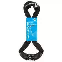 Chaîne Antivol Vélo à Code 850 Mm M-Wave -Polisport Soldes antivol chaine code m wave amballage