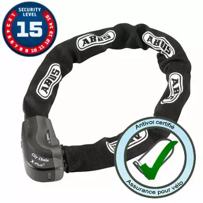 Antivol Chaine GRANIT X-PLUS ABUS 3 Antivol Chaine GRANIT X-PLUS ABUS