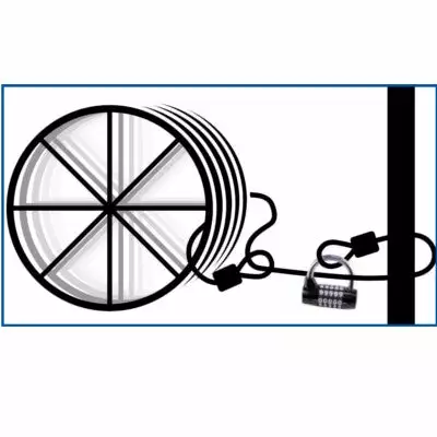 Antivol Cobra 2 Mètres Câble Long ABUS 5 Antivol Cobra 2 Mètres Câble Long ABUS – Image 3
