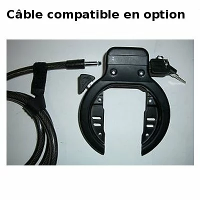 Point Antivol De Cadre XXL Plus Pour Roue Arrière De Vélo 5 Point Antivol De Cadre XXL Plus Pour Roue Arrière De Vélo – Image 3