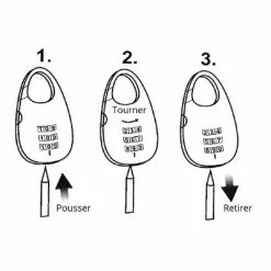 Antivol Spirale 1200 Mm à Code XLC -Polisport Soldes antivol spirale 1200 mm a code xlc full 5