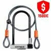 Antivol Vélo Câble Et U Kryptolock STD Et Flex Kryptonite -Polisport Soldes antivol velo cable et u kryptolok std et flex kryptonite full