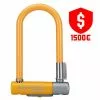 Antivol Vélo Kryptolok Mini 7 Orange - Kryptonite -Polisport Soldes antivol velo kryptolok mini 7 orange kryptonite full