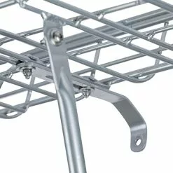 Porte-bagage Avant Aluminium Avec Rebords Portland Basil -Polisport Soldes basil portland porte bagage avant chrome 1