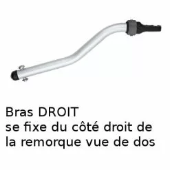 Bras De Fixation Kit Jogging Remorque Vélo Enfants Duo Croozer -Polisport Soldes bras de fixation kit jogging remorque velo enfants duo croozer full 2