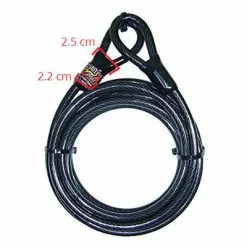 Câble Pour Vélo Antivol Long 5 Mètres POINT -Polisport Soldes cable pour velo antivol long 5 metres point full 3