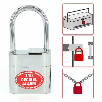 Cadenas Avec Alarme Pour Accessoire Et Cable Vélo Lock Alarm 5 Cadenas Avec Alarme Pour Accessoire Et Cable Vélo Lock Alarm – Image 3