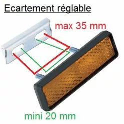 Point Catadioptres Pour Pédales Vélo Les 2 Paires -Polisport Soldes catadioptres pour pedales velo les 2 paires full 3