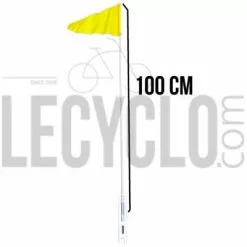 Messingschlager Drapeau De Sécurité Pour Vélo Et Remorque -Polisport Soldes drapeau de securite pour velo et remorque 100CM jaune 4c79c568 9fff 4ea6 af5c 5c6cadad0fba