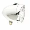 QT Cycle Eclairage Avant Vintage 3 Leds Chromé Pour Vélo -Polisport Soldes eclairage avant vintage 3 leds chrome pour velo full