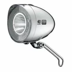 Eclairage Vélo Avant Rétro à LED Sur Dynamo XLC