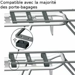 Extension Pour Porte Bagages Vélo Arrière Basil -Polisport Soldes extension pour porte bagages velo arriere basil full 4