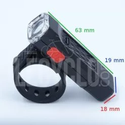 Brandless Feu Avant LED étanche Micro USB -Polisport Soldes feu avant led etanche micro usb full 5