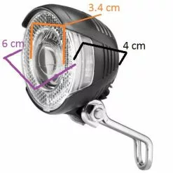 Busch-mueller Feu Avant Pour Vélo Lumotec Lyt B N Sur Dynamo-moyeu -Polisport Soldes feu avant pour velo lumotec lyt b n sur dynamo moyeu full 4