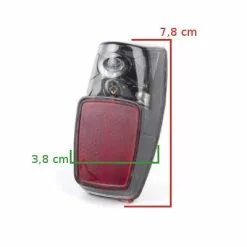 Ikzi Light Feu De Vélo Arrière Sur Garde Boue à Pile -Polisport Soldes feu de velo arriere sur garde boue a pile full 4