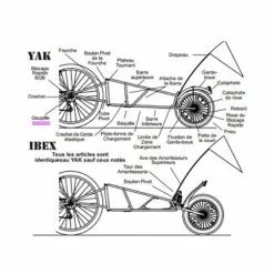 B.O.B Goupille Sécurité BOB Pour Remorque Vélo Yak/Ibex -Polisport Soldes goupille securite bob pour remorque velo yak ibex full 4