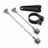 Kit Antivols Axes De Roues Vélo Et Collier De Selle 31,8 Mm Wheelox 2 Kit Antivols Axes De Roues Vélo Et Collier De Selle 31,8 Mm Wheelox -Polisport Soldes kit antivol velo wheelox roues selle