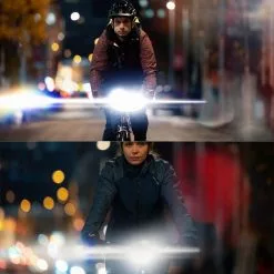 Phare De Vélo Avant USB 400 Lumens Meteor Moon -Polisport Soldes moon meteor feu velo 400 lumens