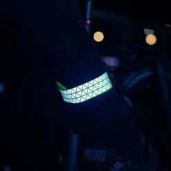 Paire De Bracelets Jaunes Réfléchissants Cyclisme Ryu Wowow