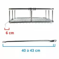 Panier Fixe Avant Pour Vélo Chrome Take Away BLB -Polisport Soldes panier fixe avant pour velo chrome take away blb full 6