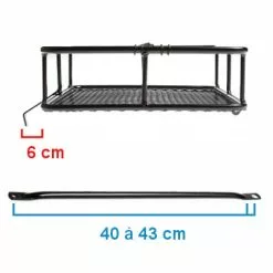 Panier Fixe Avant Pour Vélo Noir Take Away BLB -Polisport Soldes panier fixe avant pour velo noir take away blb full 6