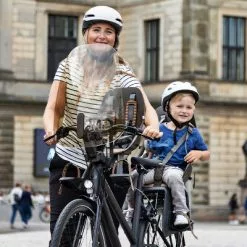 Pare-brise Teinté Pour Siège Vélo Enfant Urban Iki Marron -Polisport Soldes pare brise teinte pour siege velo enfant urban iki marron full 3