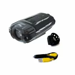 Phare De Vélo Avant USB 400 Lumens Meteor Moon -Polisport Soldes phare de velo avant usb 400 lumens meteor moon