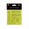 RFX Care Planche De 5 Stickers Réfléchissants Pour Vélo Et Accessoires -Polisport Soldes planche de 5 stickers reflechissants pour velo et accessoires full