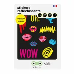 Planche De Stickers Réfléchissants Grand Format Rainette -Polisport Soldes planche de stickers reflechissants grand format rainette kiss full
