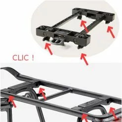 Plaque D'adaptation Snapit Sur Porte Bagage Racktime -Polisport Soldes plaque d adaptation snapit sur porte bagage racktime full 6
