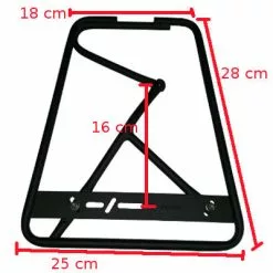 Point Porte-bagages Avant Sur Fourche De Vélo -Polisport Soldes porte bagages avant sur fourche de velo full 4