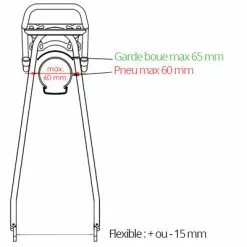 Porte Bagages Vélo Arrière Racktime Addit 26 à 28 Pouces -Polisport Soldes porte bagages velo arriere racktime addit 26 a 28 pouces full 4