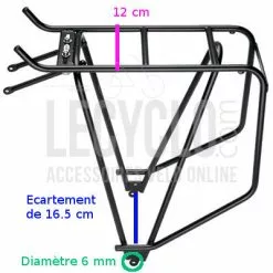 Porte Bagages Vélo Cargo Charges Lourdes Tubus -Polisport Soldes porte bagages velo cargo charges lourdes tubus full 6