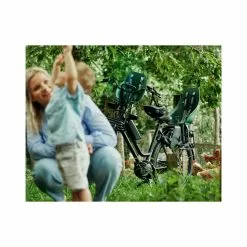 Siège Vélo Enfant Arrière Sur Porte-bagages Urban Iki Bio Momigara -Polisport Soldes porte bebe velo vert urban iki bio porte bagages