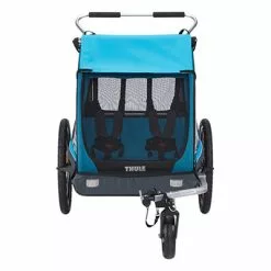 Remorque Poussette 2 Enfants Pour Vélo Thule Chariot Coaster XT -Polisport Soldes remorque poussette 2 enfants pour velo thule chariot coaster xt full 3