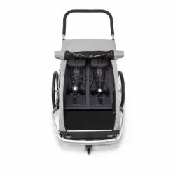 Remorque Vélo 2 Enfants Avec Suspension Kid Keeke 2 Croozer -Polisport Soldes remorque velo 2 enfants avec suspension kid keeke 2 croozer full 3