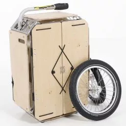 Remorque Vélo Convertible Coffre Arca 2306 Carette -Polisport Soldes remorque velo carette arca 12