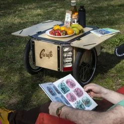 Remorque Vélo Convertible Coffre Arca 2306 Carette -Polisport Soldes remorque velo carette arca 5