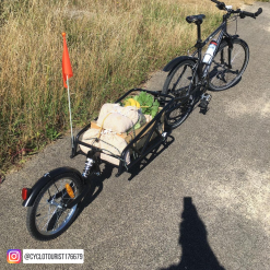 Brandless Remorque Vélo Mono Roue Avec Amortisseur -Polisport Soldes remorque velo cylotourist176679