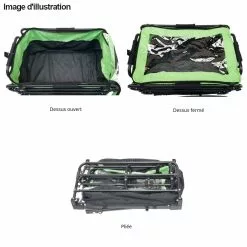 Remorque Vélo De Transport Cargo Ax.Bike -Polisport Soldes remorque velo de transport cargo ax bike full