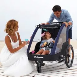 Remorque Vélo Enfant 2 Places Pliable Avec Suspension Polisport -Polisport Soldes remorque velo enfant 2 places pliable avec suspension polisport full 5