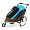 Remorque Vélo Pliable Pour 2 Enfants Maxxus -Polisport Soldes remorque velo pliable pour 2 enfants maxxus full