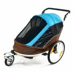 Remorque Vélo Pliable Pour 2 Enfants Maxxus