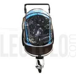 Remorque Vélo Pliable Pour 2 Enfants Maxxus -Polisport Soldes remorque velo pliable pour 2 enfants maxxus full 6