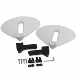 POLISPORT Reposes Pieds Blancs Sur Haubans De Vélo Enfant Guppy Junior -Polisport Soldes reposes pieds blancs sur haubans de velo enfant guppy junior full 3