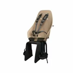 Siège Vélo Enfant Arrière Sur Porte-bagages Urban Iki Bio Momigara -Polisport Soldes siege arriere urban iki bio pour porte bagages beige