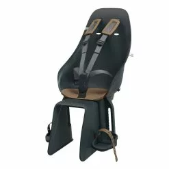 Siège Vélo Enfant Arrière Porte-bagages MIK HD Urban Iki -Polisport Soldes siege velo arriere urban iki mik hd bincho black kurumi brown