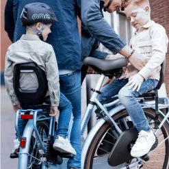 Siège Vélo Arrière Enfant 6 à 10 Ans One Junior Bobike -Polisport Soldes siege velo porte bagages bobike one junior